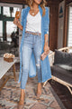 Women’s Long Cardigan | Open Front