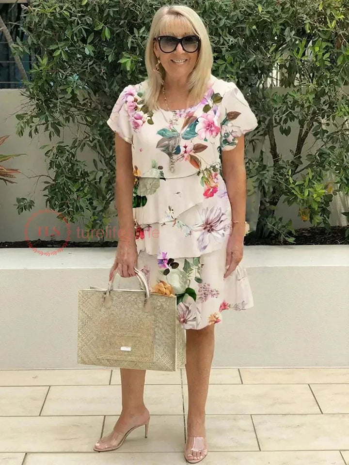 Women's Ruffled Dress | Midi