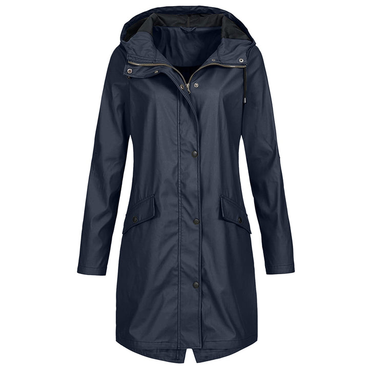 Women’s Long Rain Jacket | Windproof