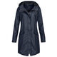 Women’s Long Rain Jacket | Windproof
