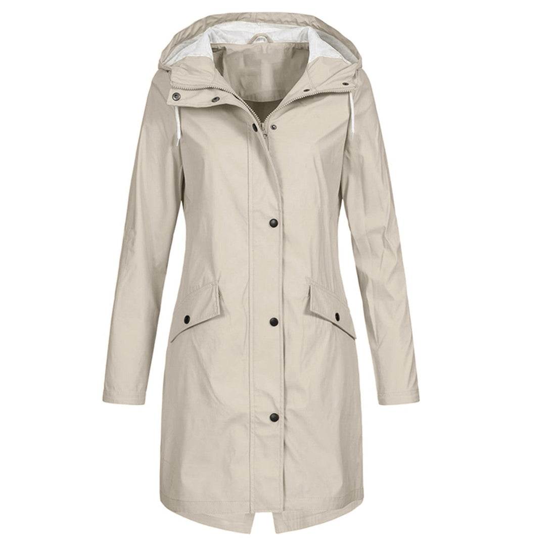 Women’s Long Rain Jacket | Windproof