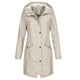 Women’s Long Rain Jacket | Windproof