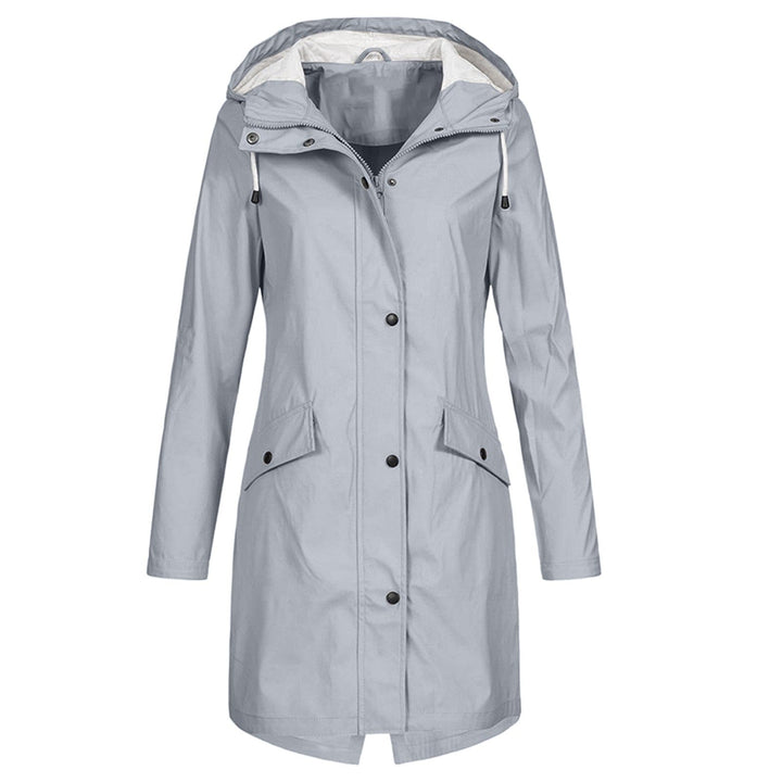 Women’s Long Rain Jacket | Windproof