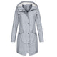 Women’s Long Rain Jacket | Windproof