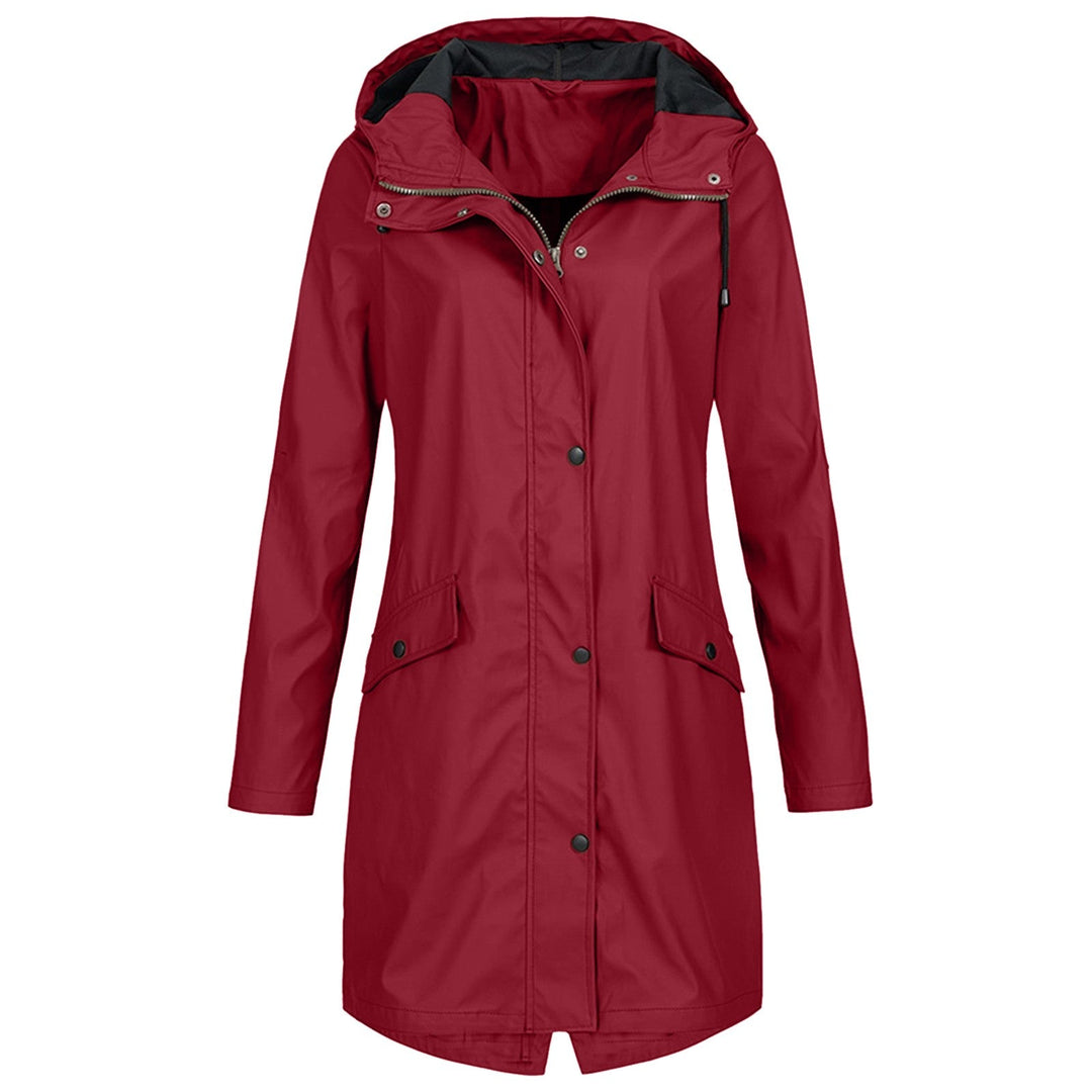Women’s Long Rain Jacket | Windproof