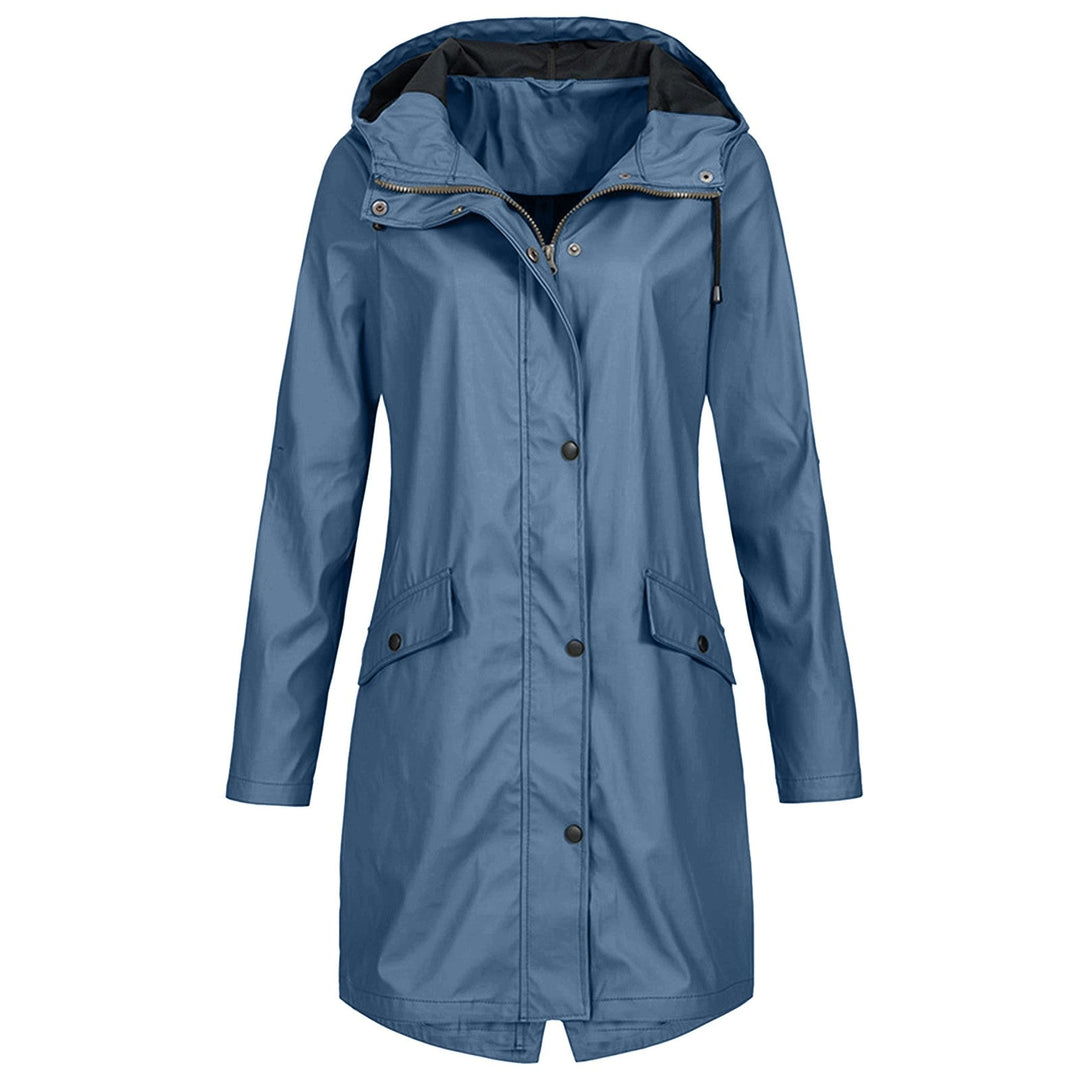 Women’s Long Rain Jacket | Windproof