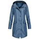 Women’s Long Rain Jacket | Windproof