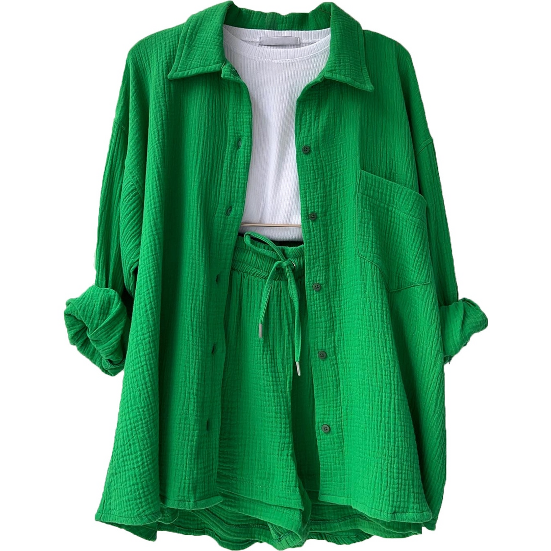 Women's Shirt and Shorts Set | Two Piece