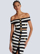 Women’s Striped Off Shoulder Set | Two Piece