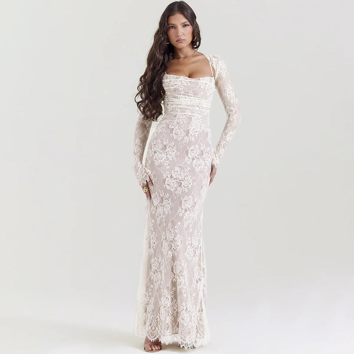 Women’s Lace Evening Dress | Maxi