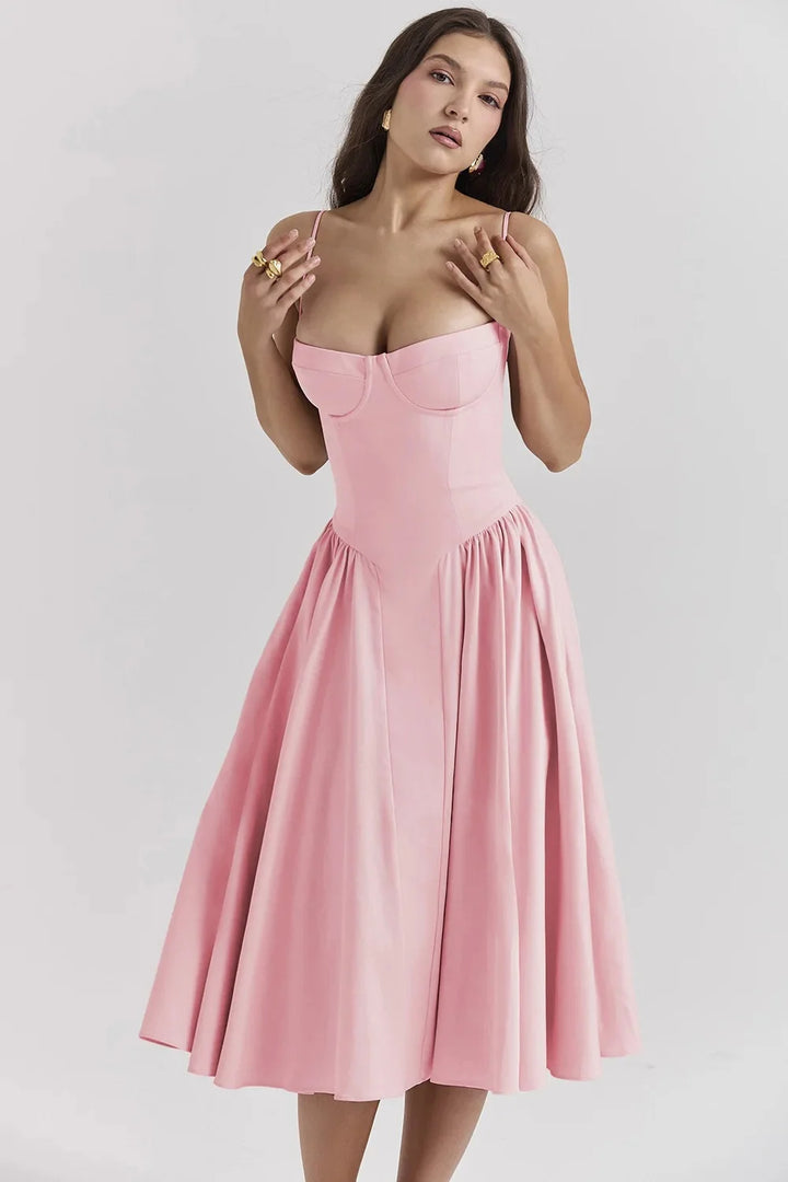 Women’s Corset Evening Dress | Midi