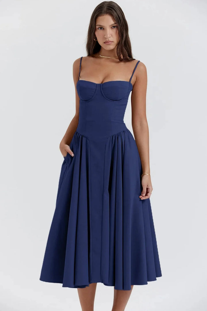 Women’s Corset Evening Dress | Midi