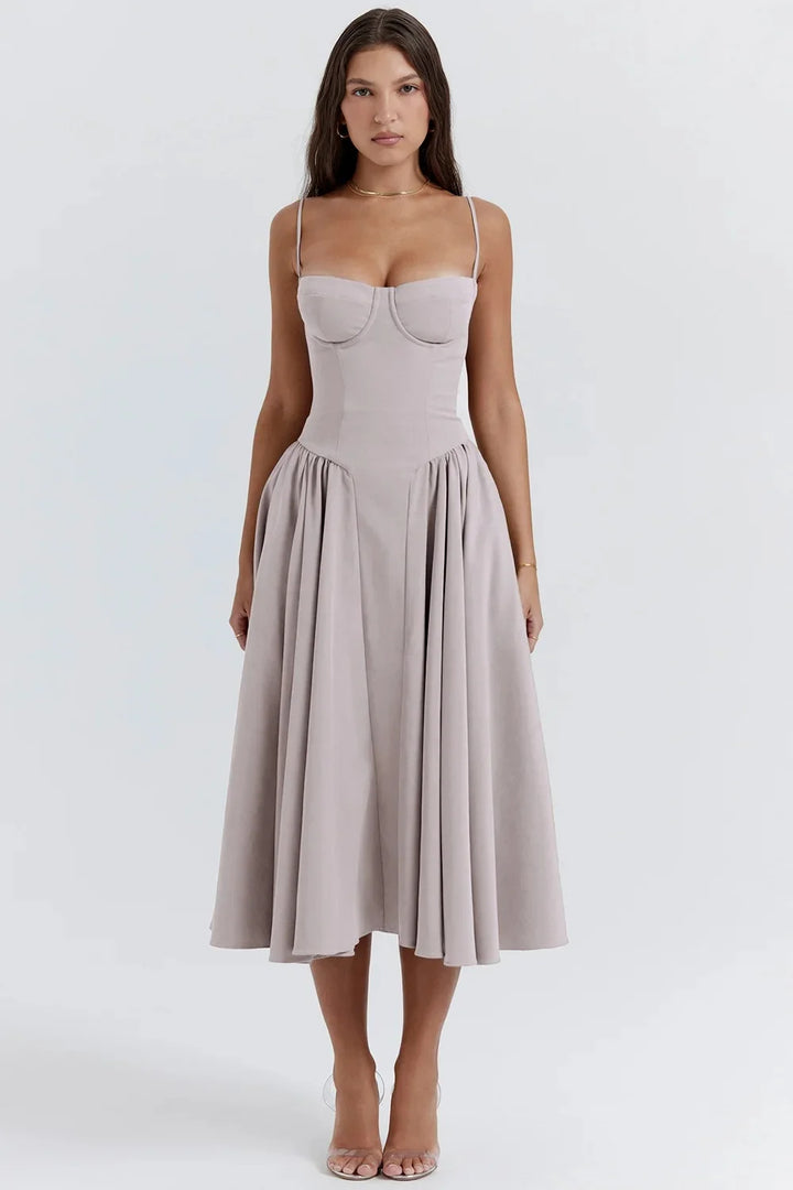 Women’s Corset Evening Dress | Midi