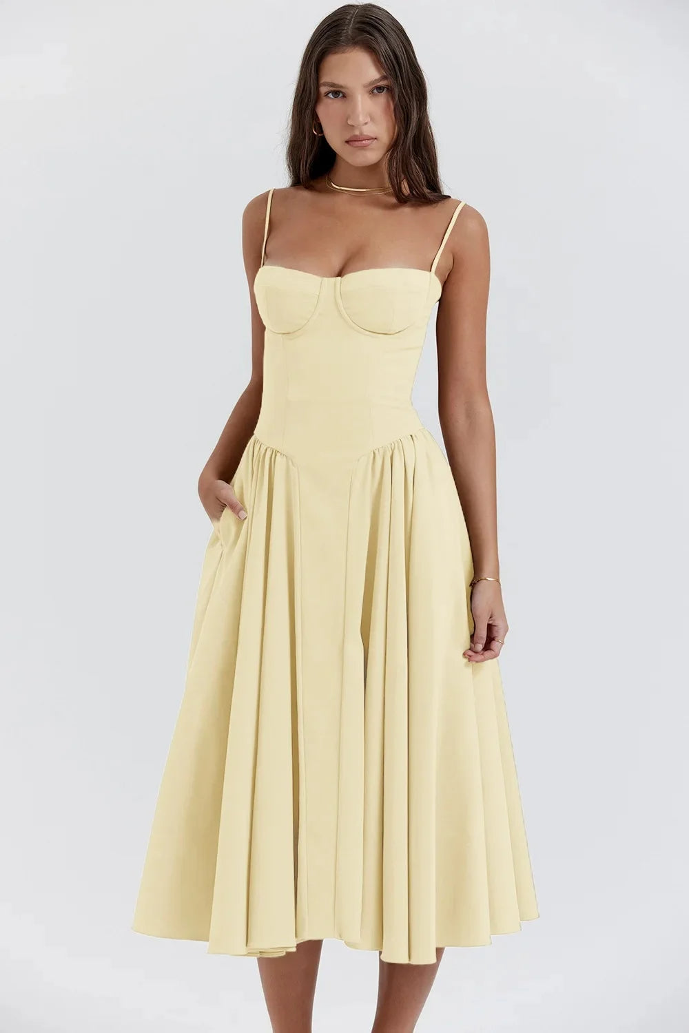 Women’s Corset Evening Dress | Midi
