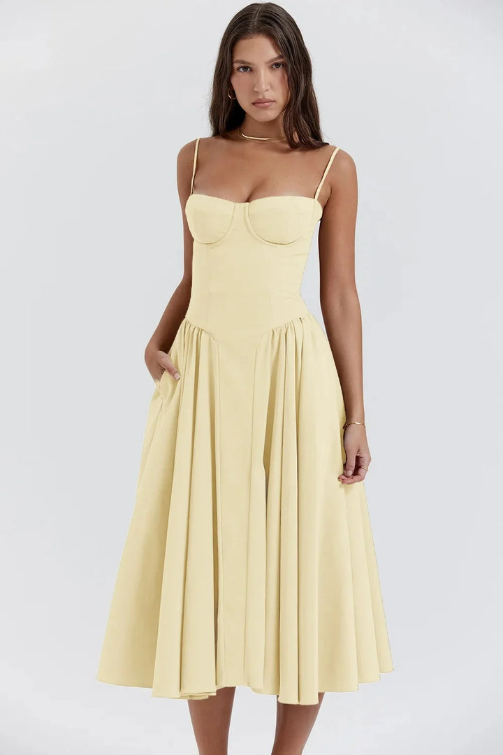 Women’s Corset Evening Dress | Midi