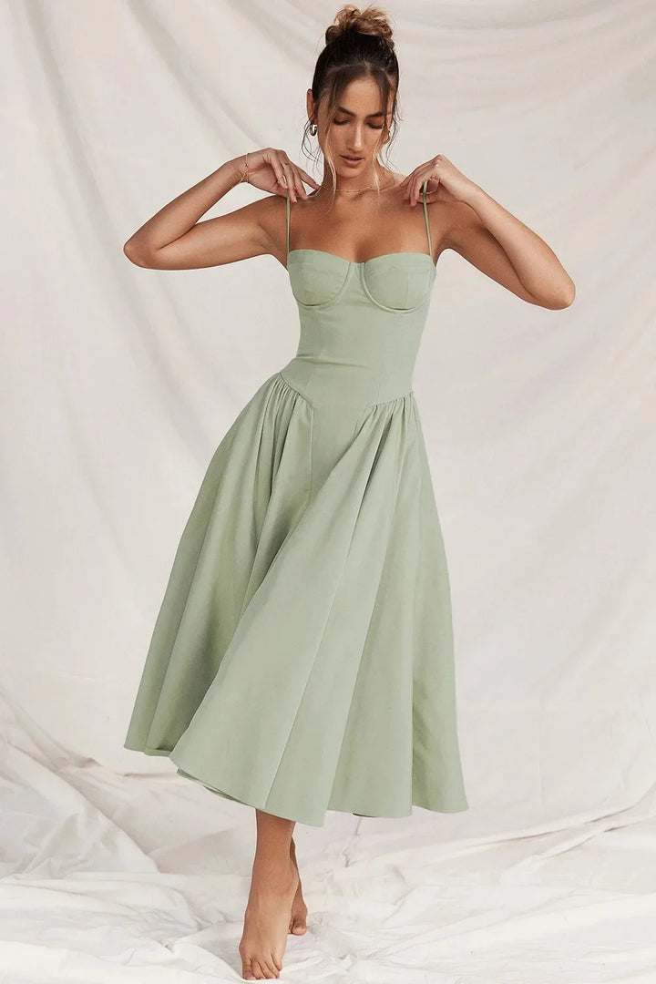 Women’s Corset Evening Dress | Midi