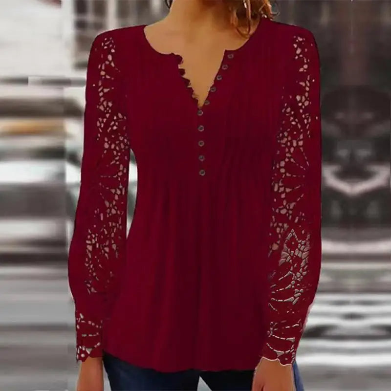 Women’s Long Sleeve Blouse | Floral