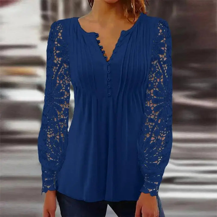 Women’s Long Sleeve Blouse | Floral