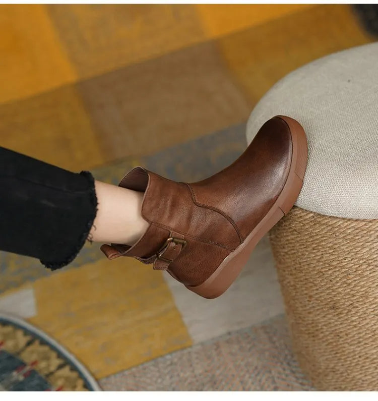 Women’s Ankle Boots | Side Buckle