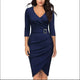 Women’s Elegant Belted Dress | Midi