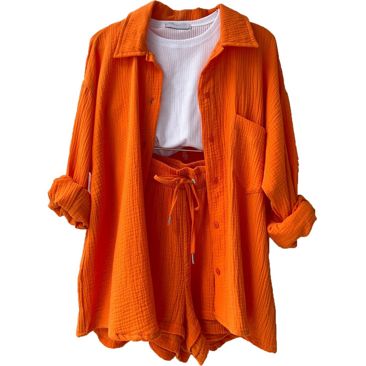 Women's Shirt and Shorts Set | Two Piece