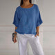 Women’s Ruffle Hem Blouse | Loose Fit