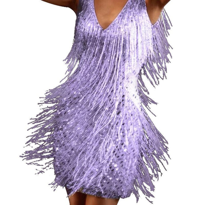 Women’s Fringe Party Dress | Mini