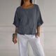 Women’s Ruffle Hem Blouse | Loose Fit