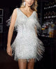 Women’s Fringe Party Dress | Mini