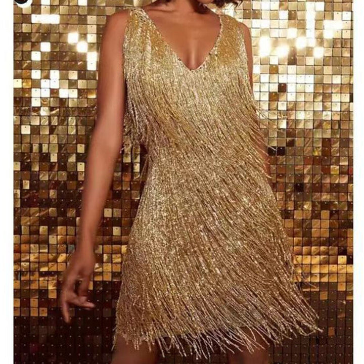 Women’s Fringe Party Dress | Mini