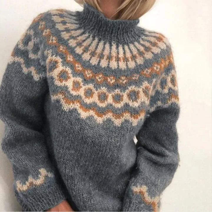 Women’s Nordic Sweater | Geometric