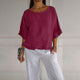 Women’s Ruffle Hem Blouse | Loose Fit