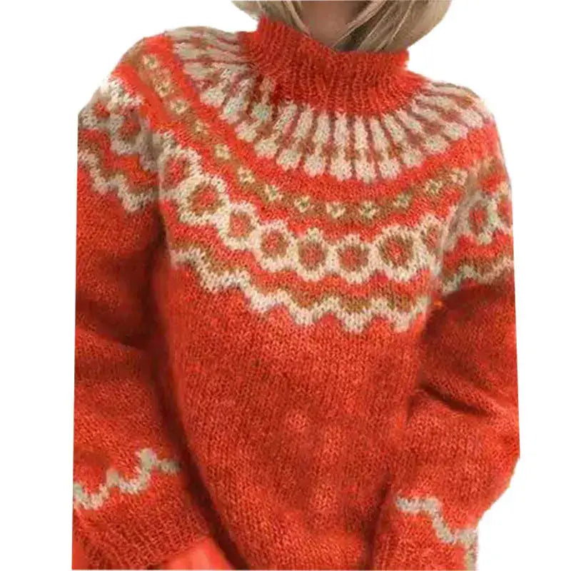 Women’s Nordic Sweater | Geometric