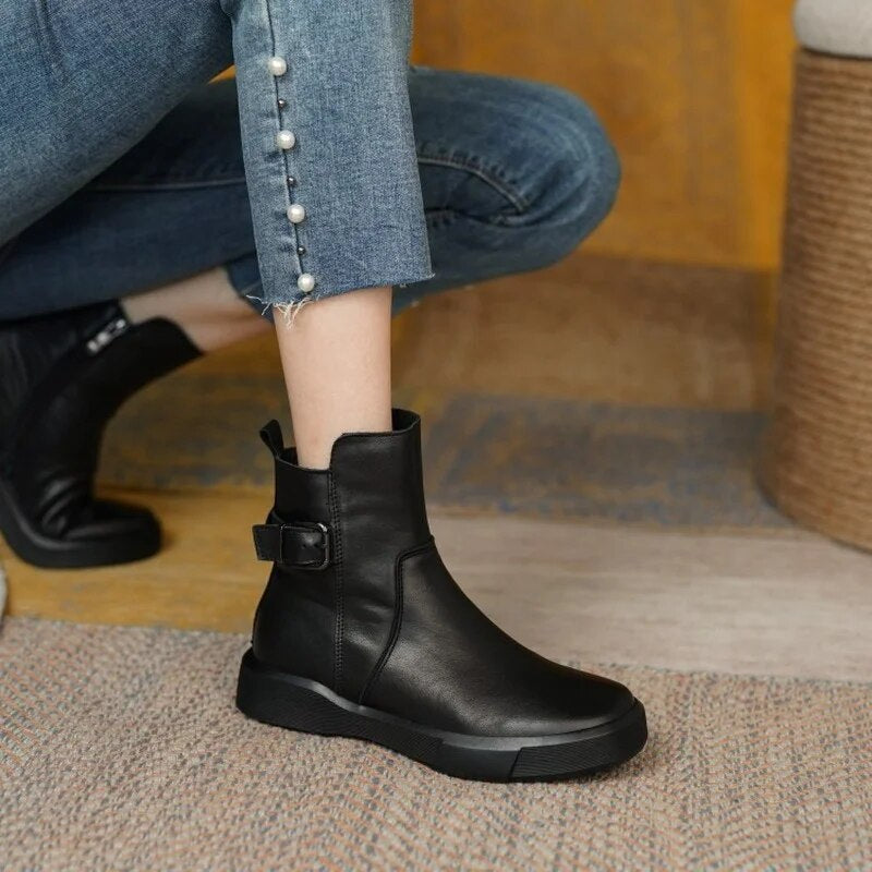 Women’s Ankle Boots | Side Buckle