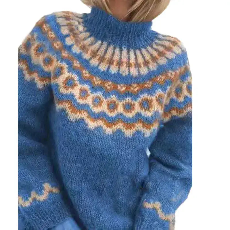 Women’s Nordic Sweater | Geometric