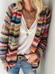 Women’s Colourful Knit Cardigan | Stripes