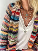 Women’s Colourful Knit Cardigan | Stripes