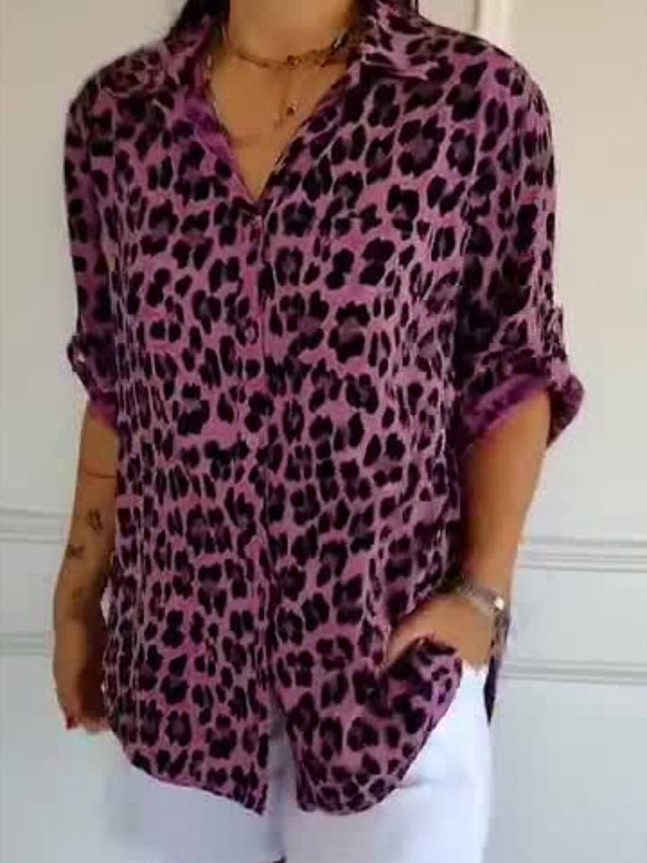 Women’s Leopard Print Shirt | Casual