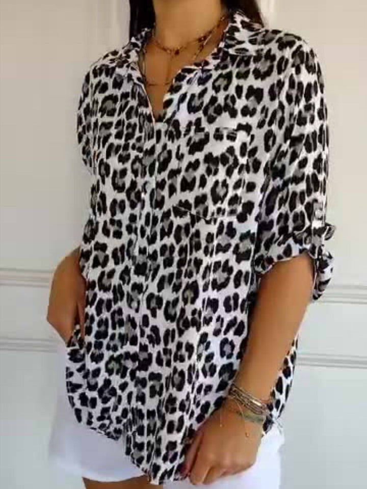 Women’s Leopard Print Shirt | Casual