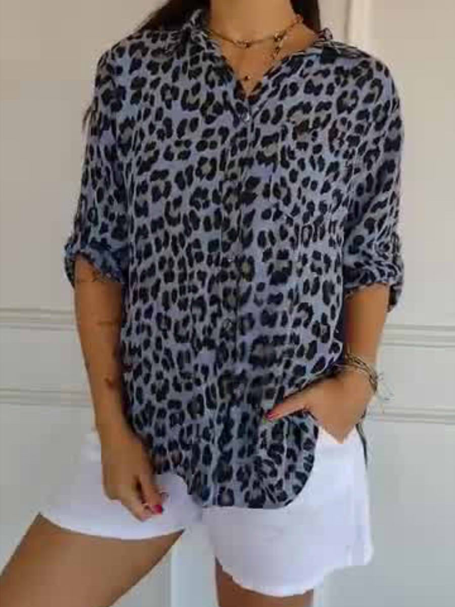 Women’s Leopard Print Shirt | Casual