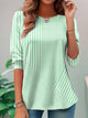 Women’s Long Sleeve Striped Top | Casual