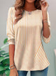 Women’s Long Sleeve Striped Top | Casual