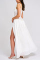 Women’s Corset Slit Dress | Maxi