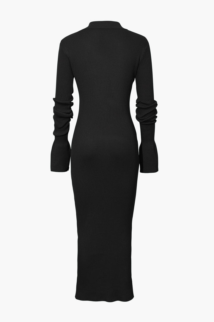 Women’s Long Sleeve Ribbed Dress | Maxi