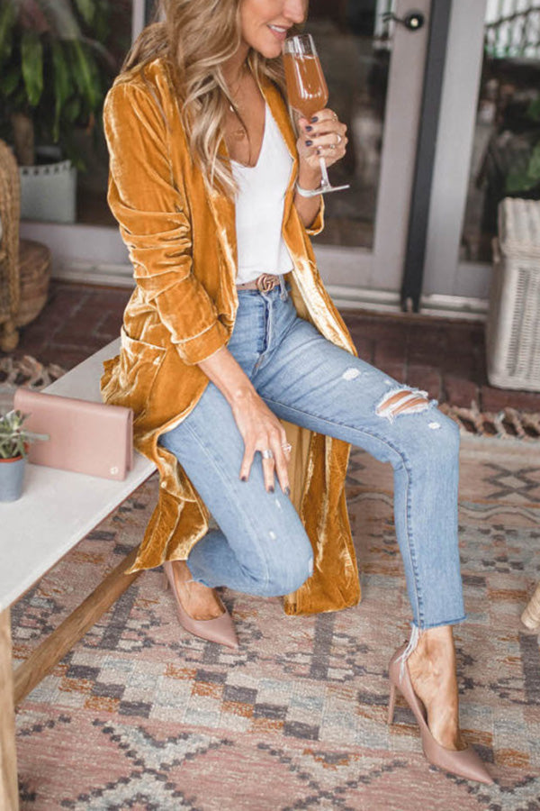 Women’s Long Cardigan | Open Front