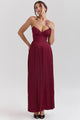 Women’s Strapless Pleated Dress | Maxi