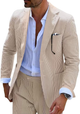 Men’s Striped Formal Suit Set | Two Piece