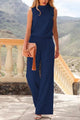 Women’s Sleeveless Jumpsuit | Wide Leg