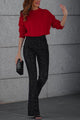 Women's Sequin Flare Pants | Party Wear