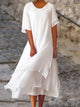 Women’s Layered Loose Dress | Maxi